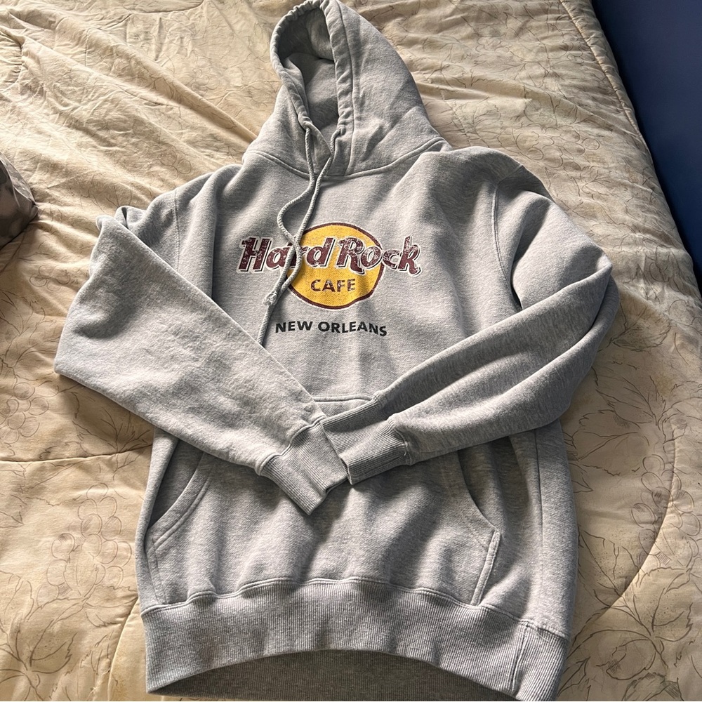 Hard Rock Cafe Gray Sweatshirt Hoodie